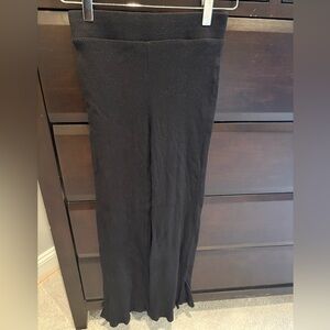 Project Social T Black Ribbed Skirt